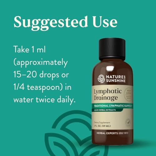 Nature's Sunshine Lymphatic Drainage & Chlorophyll Stick Packs (Lime Flavor) Bundle | Lymphatic, Detox & Immune Support | Liquid Drops + Drink Mix | Cleanse, Energize & Support Overall Wellness