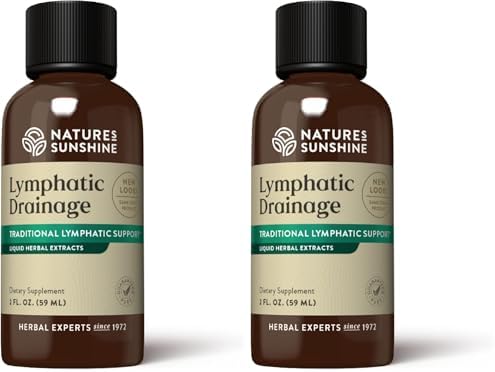 Nature's Sunshine Lymphatic Drainage, 2 Fl. Oz | Lymphatic Drainage Supplement Promotes The Efficient Drainage of The Lymphatic System to Promote Overall Health (Pack of 2)