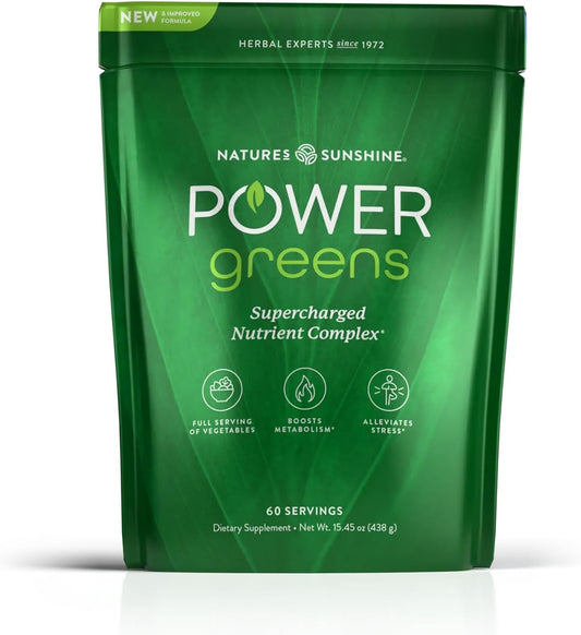 Nature's Sunshine Power Greens - Wholefood Performance Greens (Power Pouch)