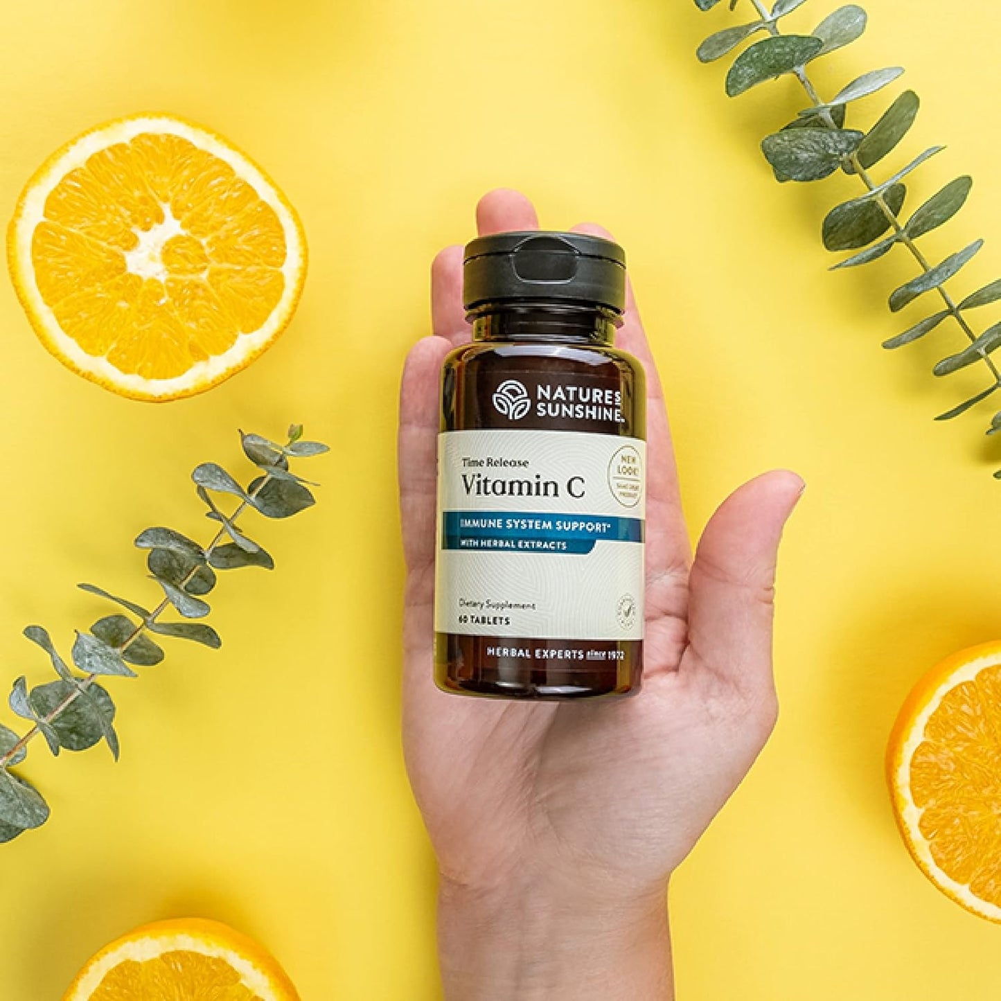Natures Sunshine Vitamin C Time Release, 1000 mg, 120 Tablets | Supports the Immune System and Quench Dangerous Free Radicals
